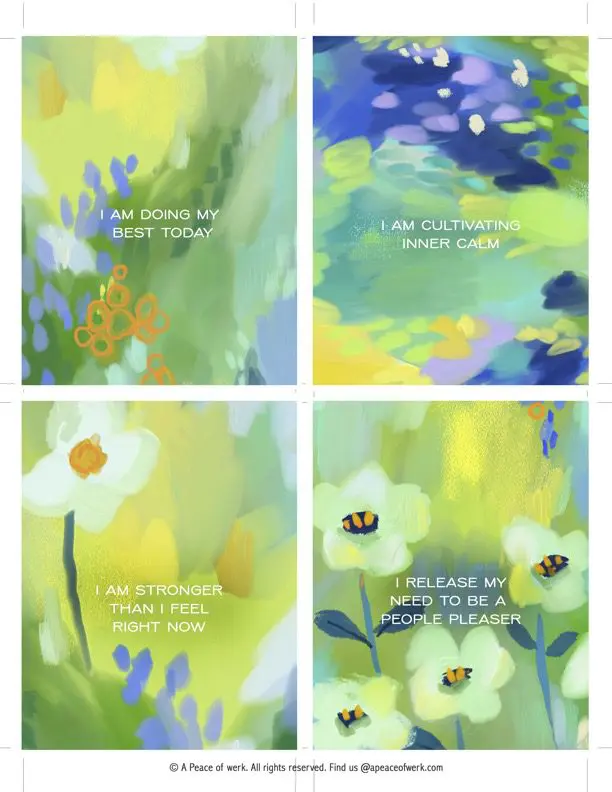 Todays affirmation Cards