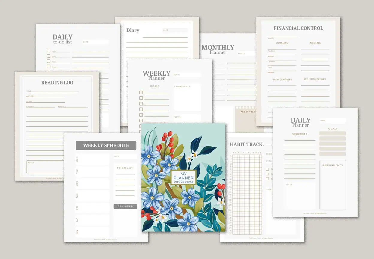 Free Lifestyle Planner Printable