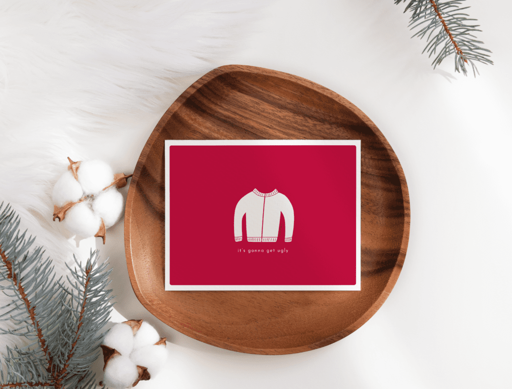 These Free Matching Christmas and Chanukkah Holiday Cards and Gift Tags!