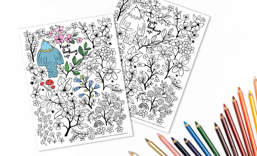 Keep-Looking-Up-Free-Adult-Coloring-Page-Mock-up