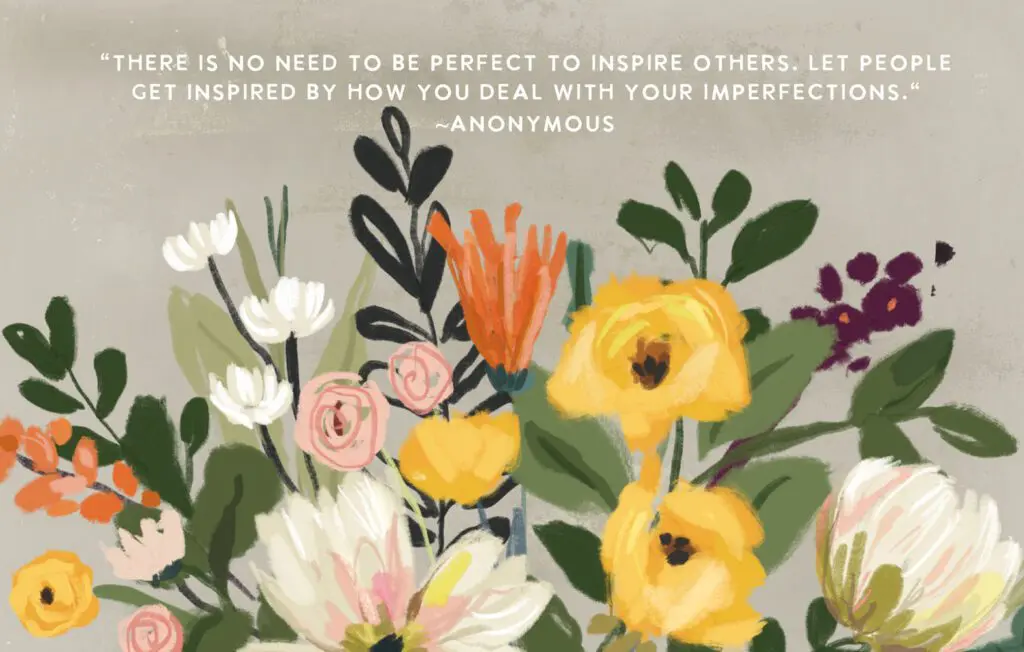 beautiful quote about accepting imperfection No-Need-To-Be-Imperfect-Quote Tips for Practicing Self-Care