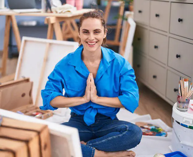 The Gentle Power of Creativity: A portrait of a happy painter