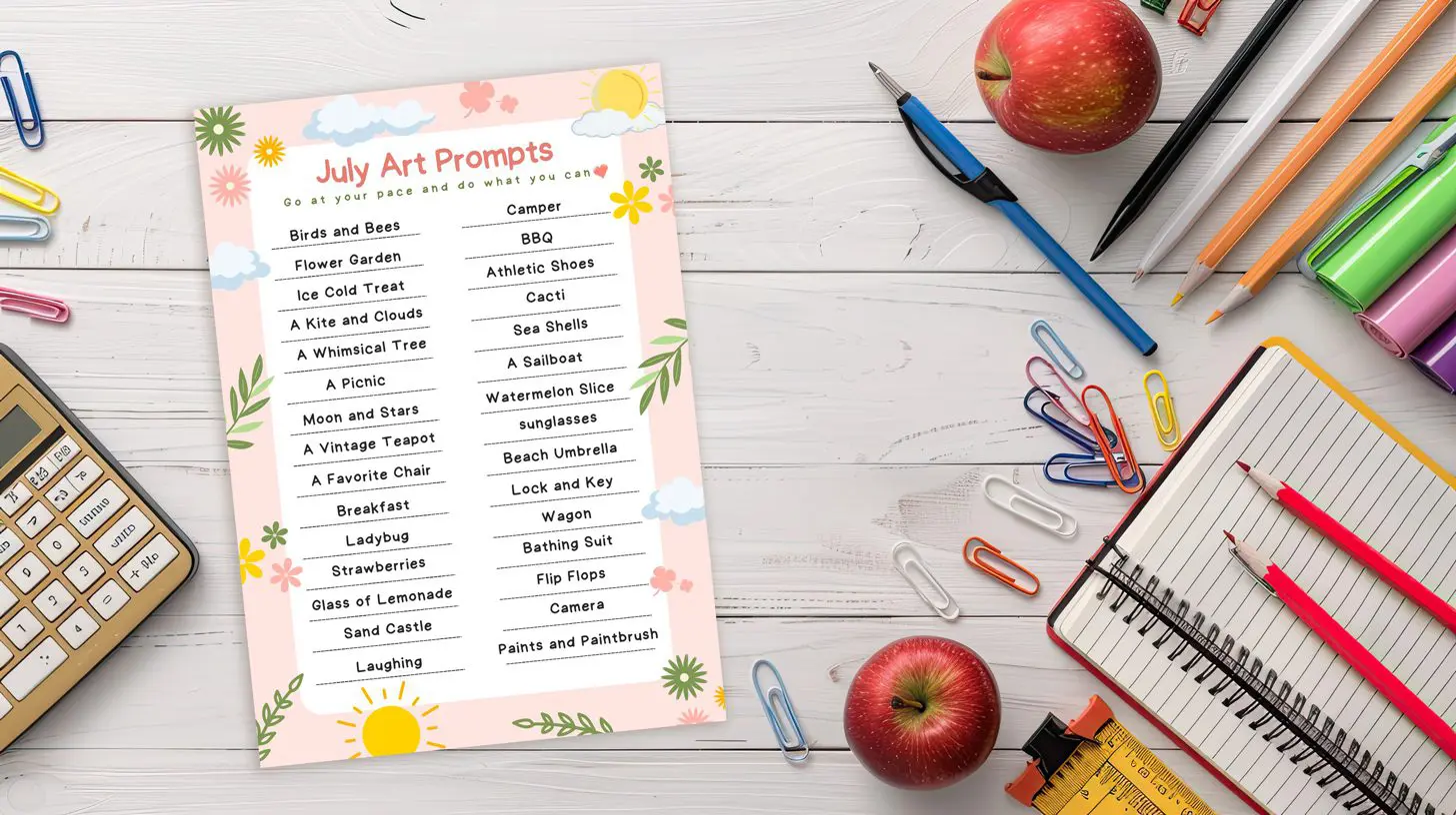July art prompts