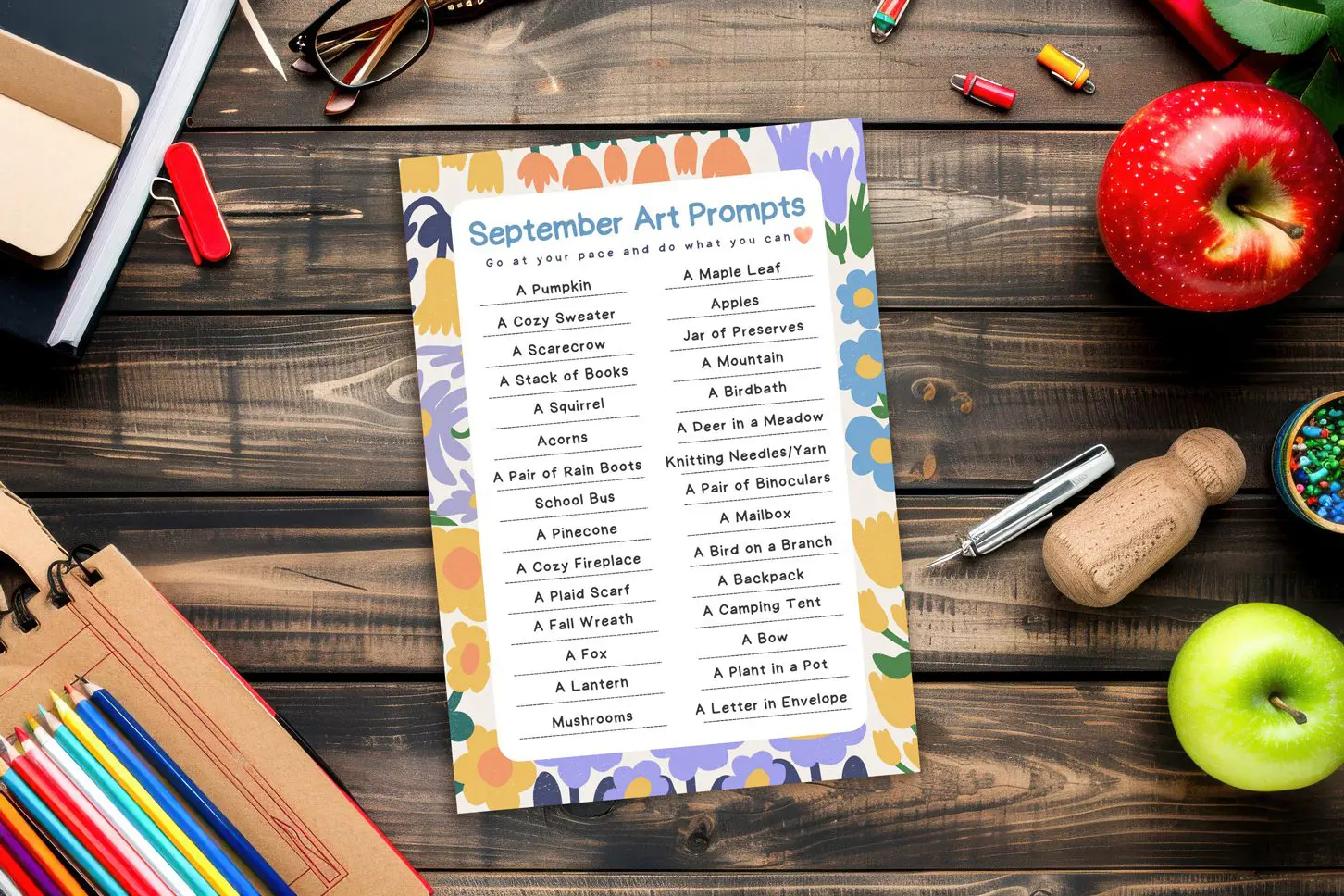 September art prompts