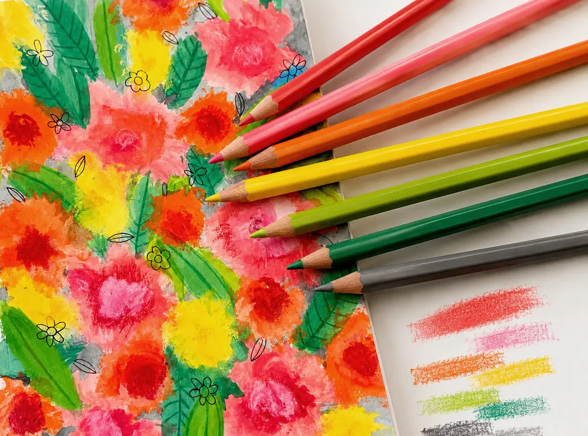 colored pencils offer a calming way to create detailed, slow-paced artwork
