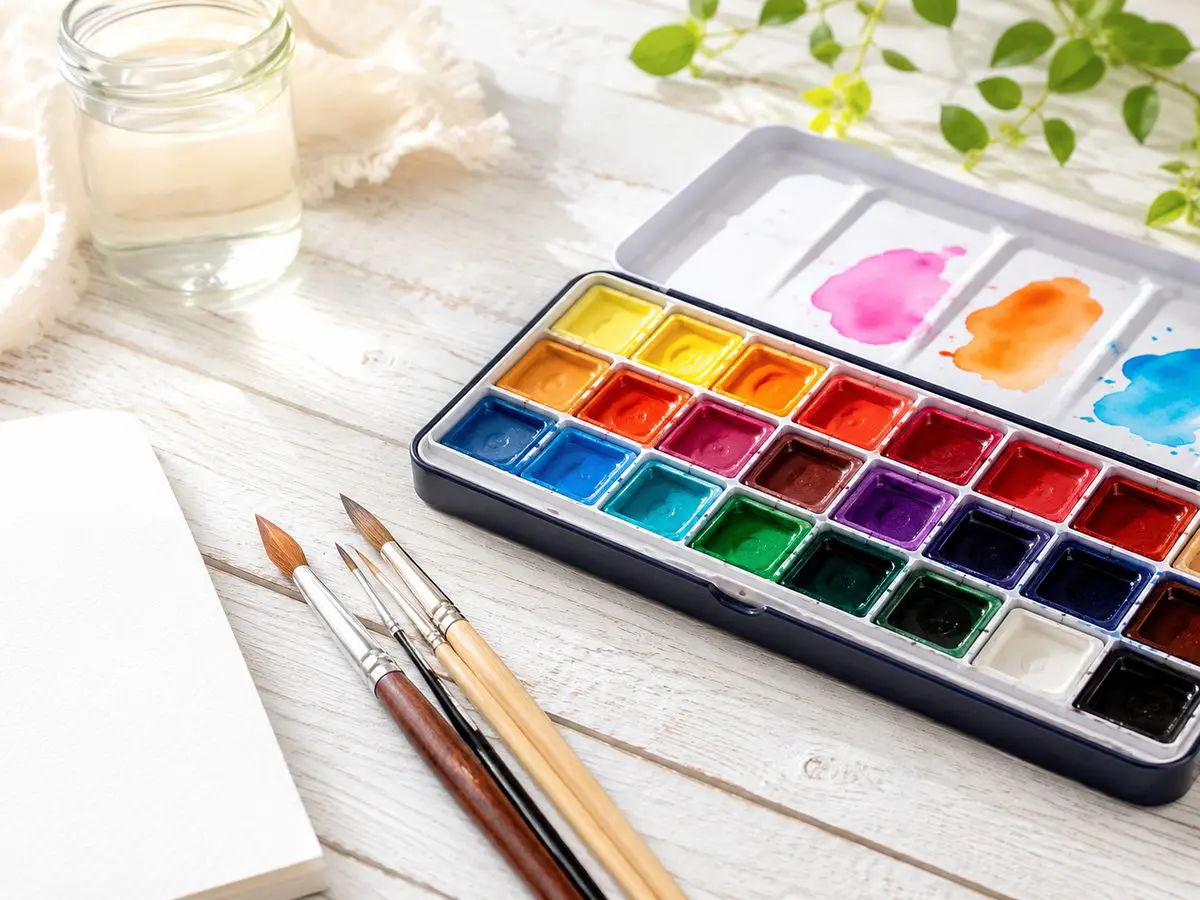 Watercolors are known for their fluidity and unpredictability