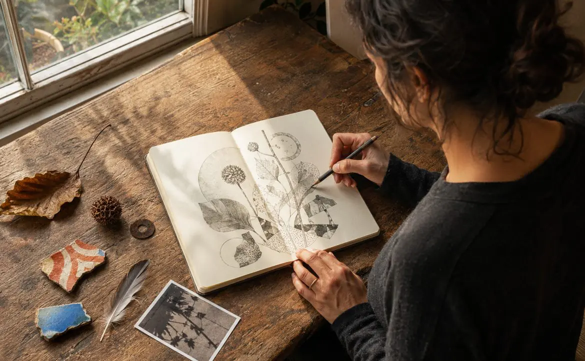 Routine can be a powerful anchor during tough times — daily sketching keeps creativity flowing
