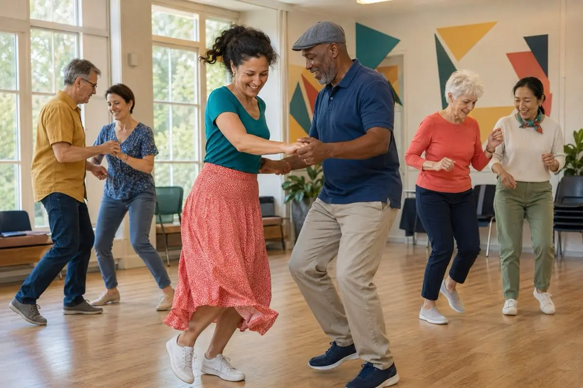 More than just relaxation — a dance class full of laughter
