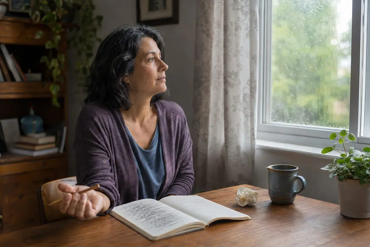 Forgiveness is a powerful act of letting go — journaling through difficult feelings