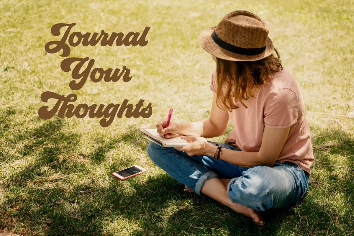Journal your thoughts — writing can help you process and forgive