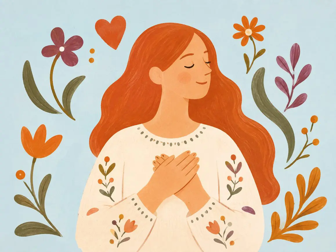You are worthy of love and kindness, despite your imperfections