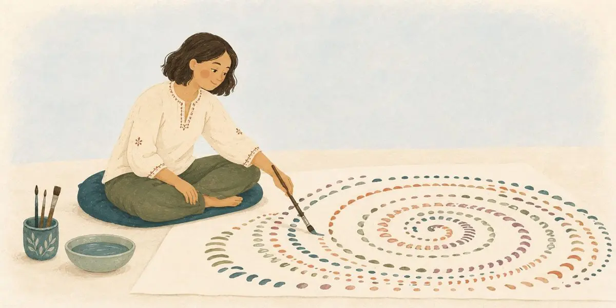 Using art for meditation and mindful creativity