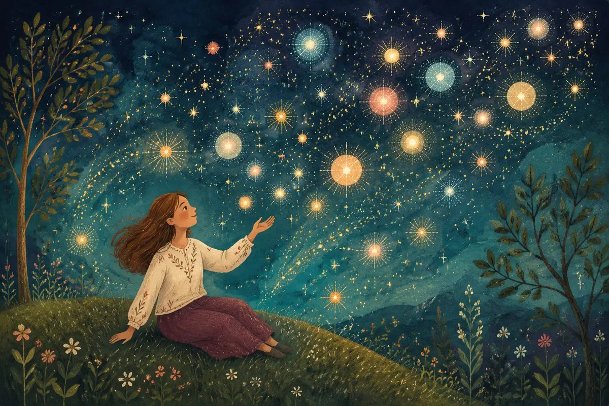 The power of glimmers — reaching toward small sparks of light in the night sky
