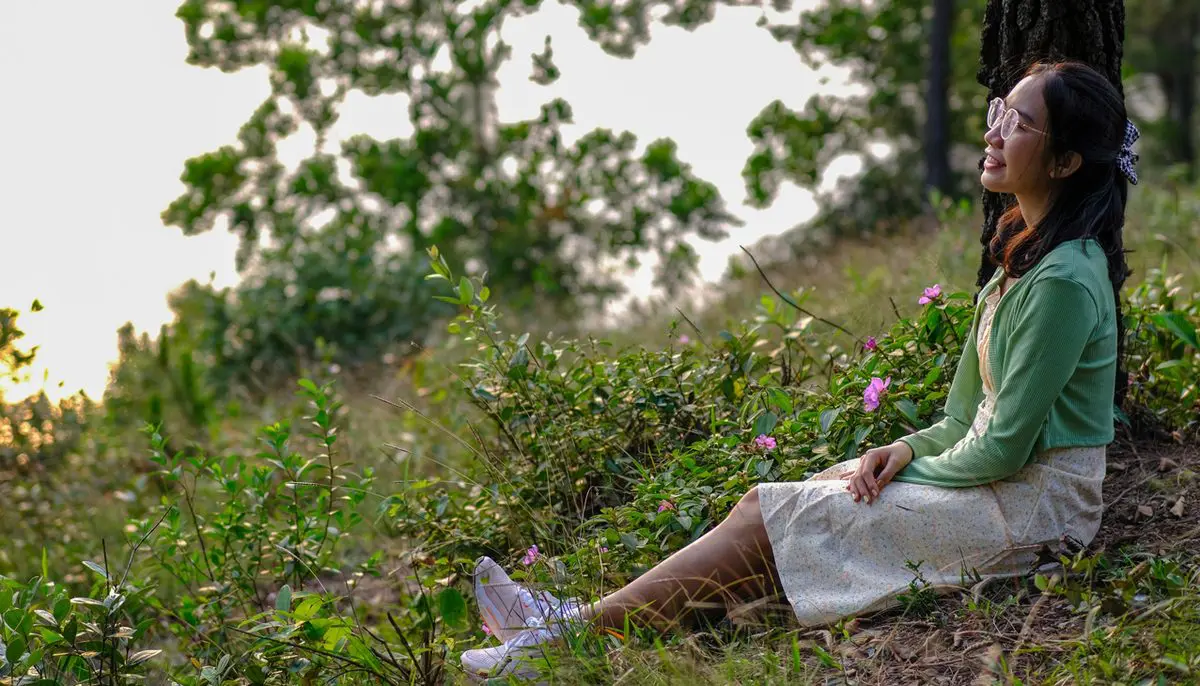 Navigating loneliness — a quiet moment resting under a tree