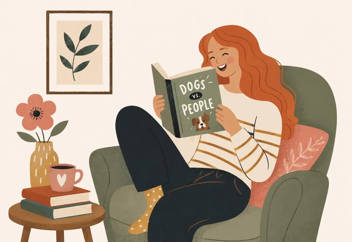 Reading a funny book is an easy way to invite more laughter into your day