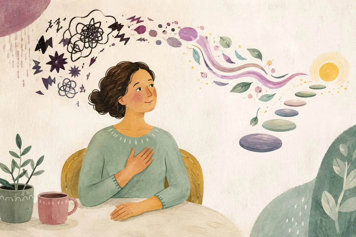 Practicing kind and mindful self-talk