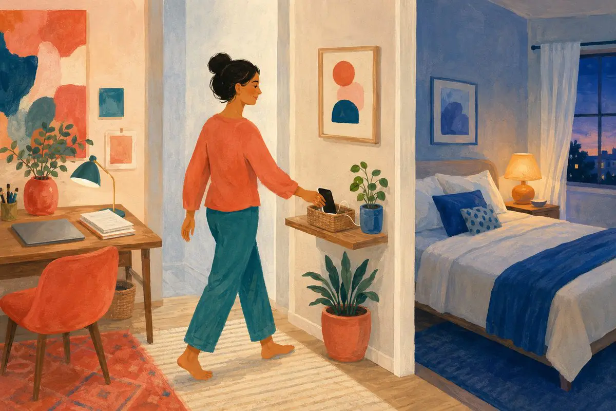 Winding down before bed for better sleep