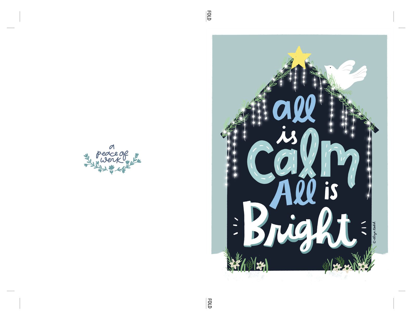 All-Is-Calm-All-is-Bright-Holiday-Card-5x7-Print