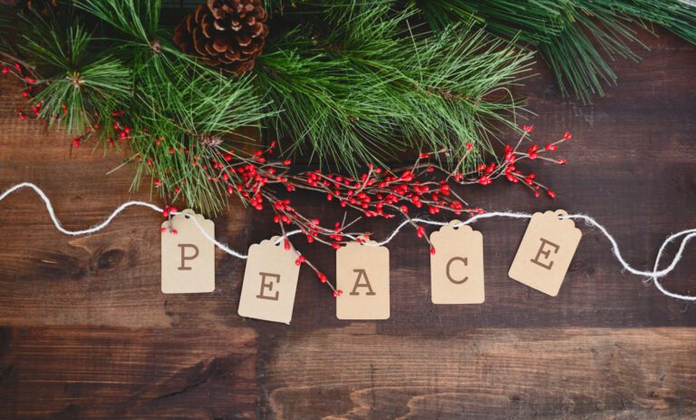 Christmas Peace Sign