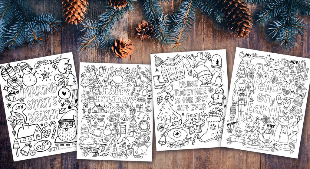 Free-Christmas-Winter-Holiday-Coloring-Printable