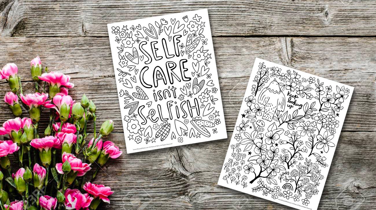 Free-Encouragement-Coloring-Pages for adults mock-up