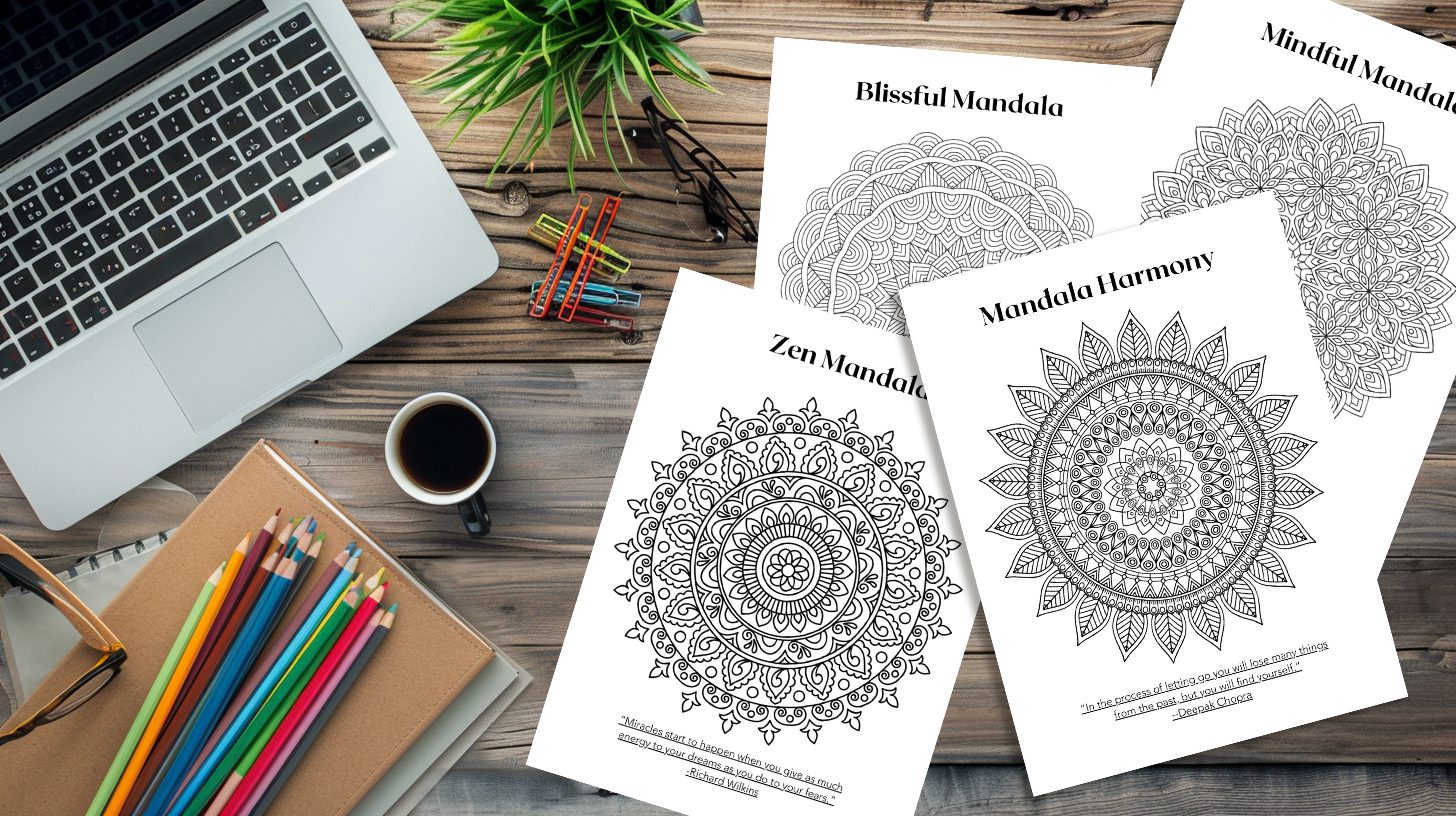 Mandala Art Coloring Pages