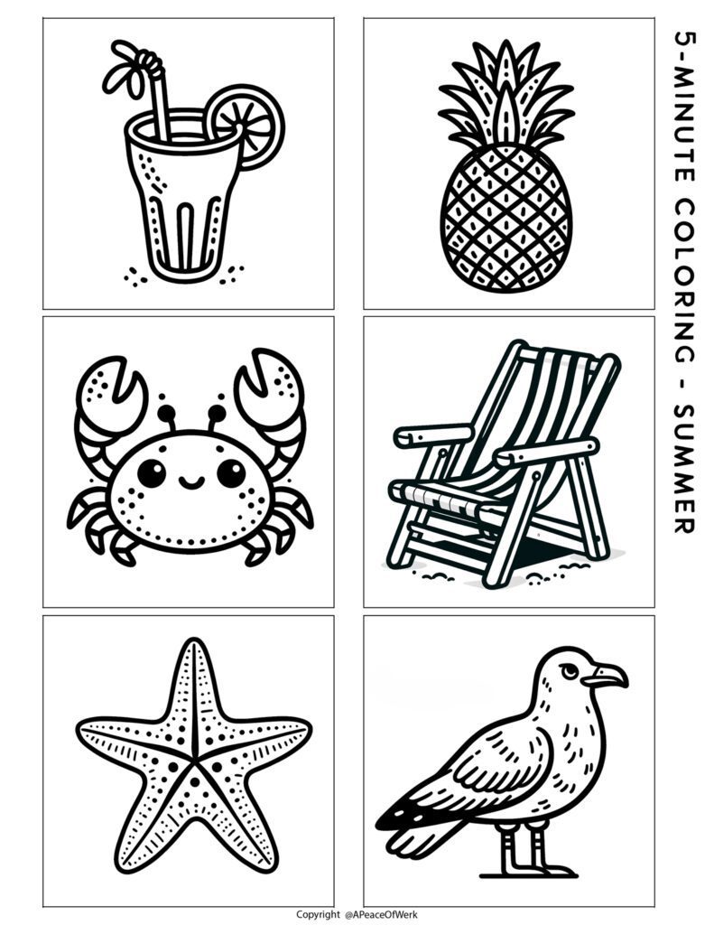 Little Pages, Big Creativity: The Magic of Mini Coloring Pages A Peace ...