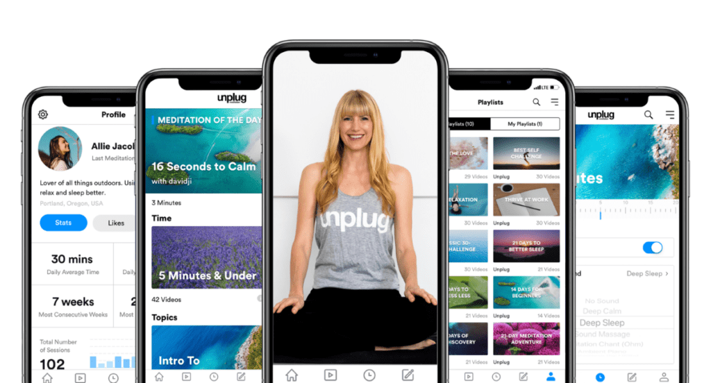 Unplug offers a modern, straightforward approach to mindfulness, perfect for busy individuals