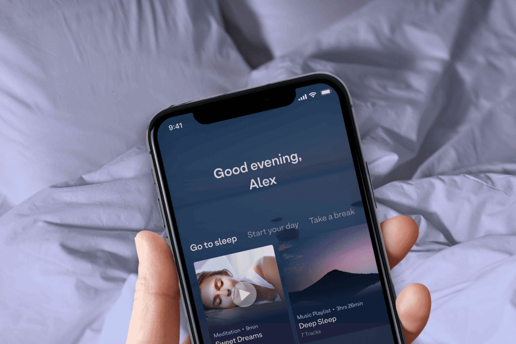 Breethe is a comprehensive app offering content for stress relief, better sleep, and creativity