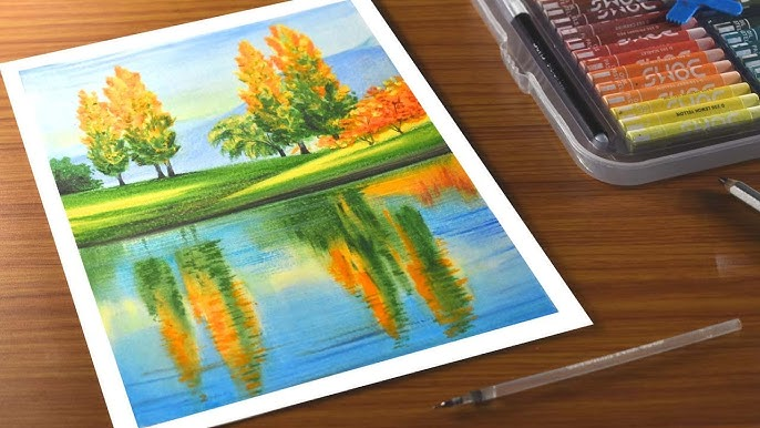 Soft pastels are a great choice for those who want to engage their sense of touch