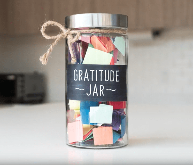 A gratitude jar is a simple yet powerful way to bring positivity into daily life